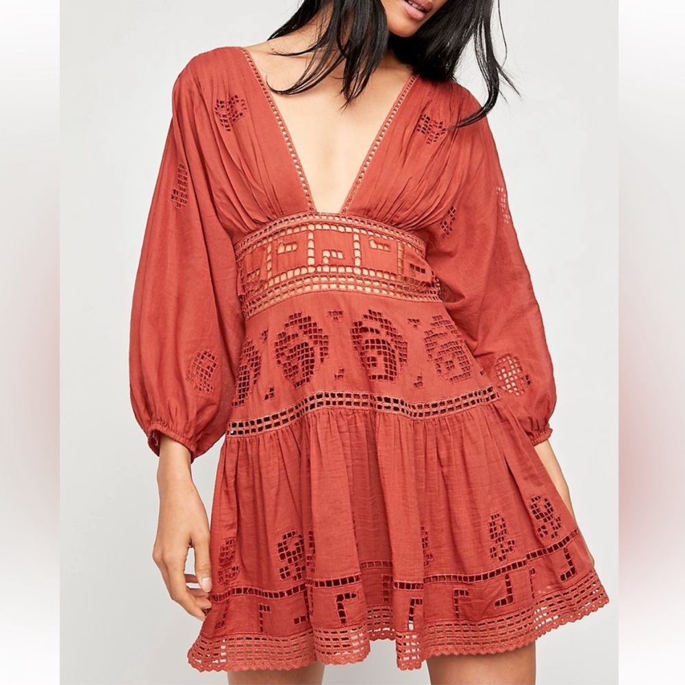 Free People Fall Dress in Small